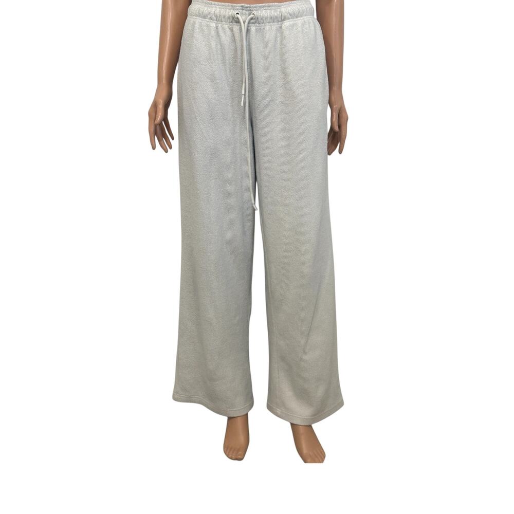 Fabletics medium ribbed brushed lounge casual straight leg pant P4 3265